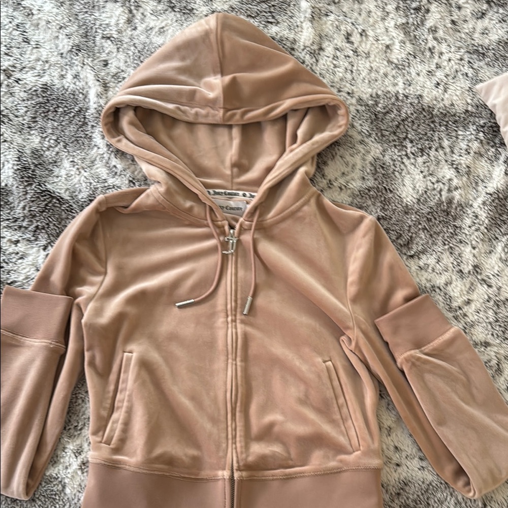 Juicy Couture Tan Hooded Sweater